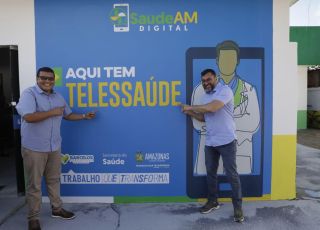 Governador Wilson Lima inaugura serviços da Telessaúde em Barcelos e Tefé, reduzindo a fila de espera para consultas e exames no interior